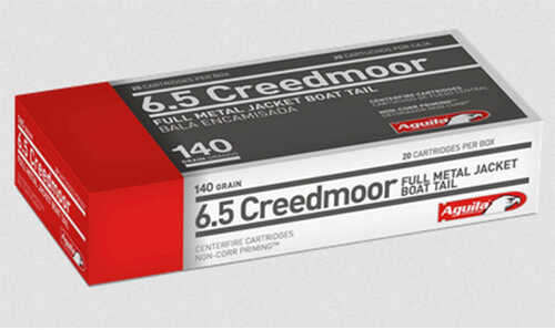 6.5 Creedmoor 140 Grain FMJ 20 Rounds Aguila Ammunition